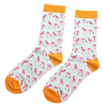 Miss Sparrow Wild Flamingo Sock