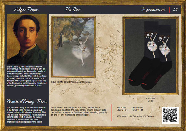 ARTSOX - Edgar Degas - the Star