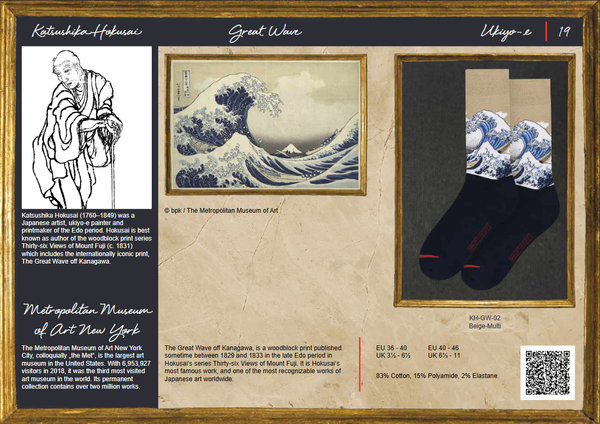 ARTSOX - Katsushika Hokusai - Great Wave