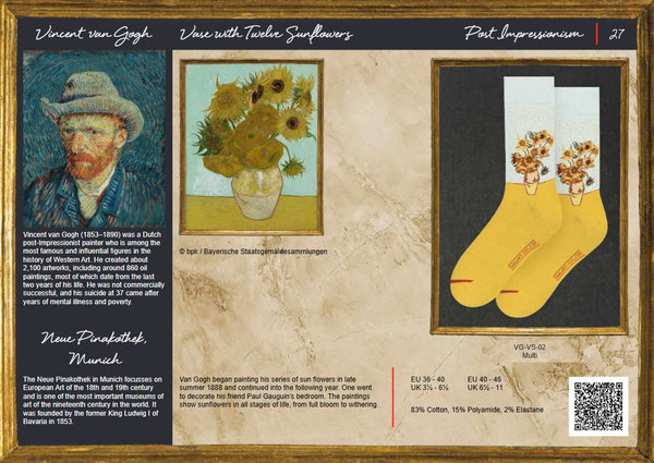 ARTSOX - Vincent van Gogh - Vase with Twelve Sunflowers
