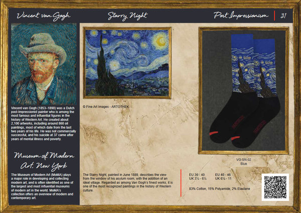 ARTSOX - Vincent van Gogh - Starry Night