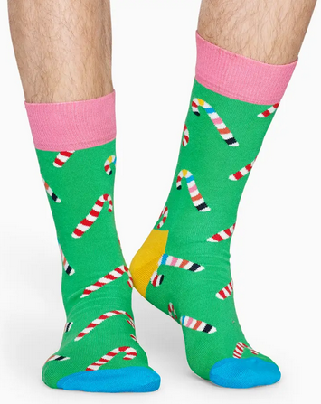 Happy Socks Candy cane sock
