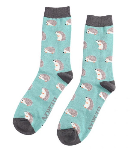 Mr Heron Cute Hedgehogs Socks