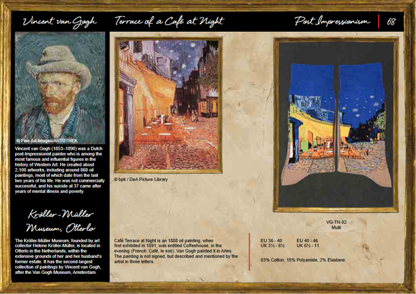 ARTSOX - Vincent van Gogh - Terrace of a Café at Night