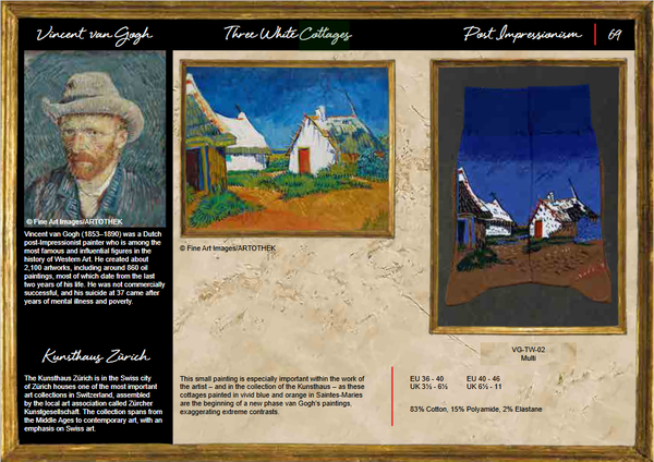 ARTSOX - Vincent van Gogh - Three White Cottages