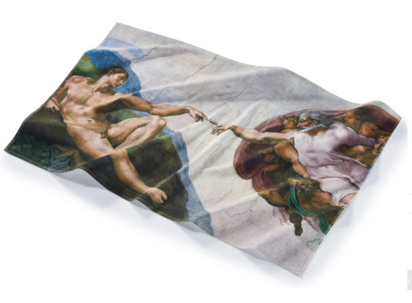 ARTSOX - Beach Towel medium - Buonarroti Michelangelo - Creationi di Adamo