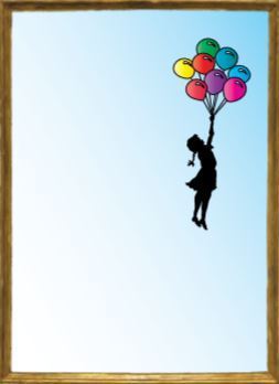 ARTSOX - Banksy - Girl floating away