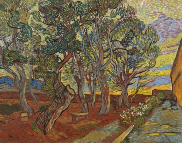 ARTSOX - Vincent van Gogh - Garden of the Asylum