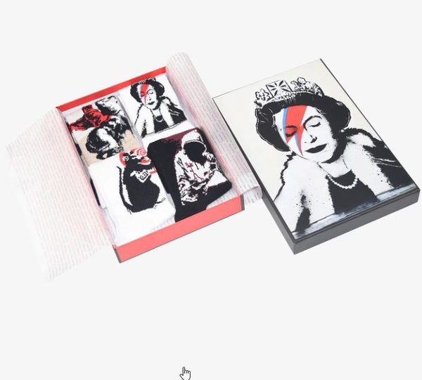 ARTSOX Gift Box 4er - Banksy - Lizzie Stardust
