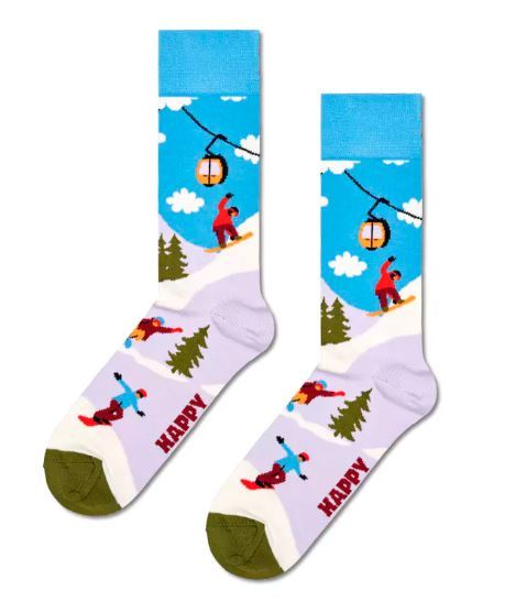 Happy Socks Holiday Crew Snowboard